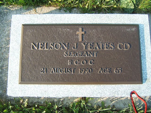 Headstone image of Yeates
