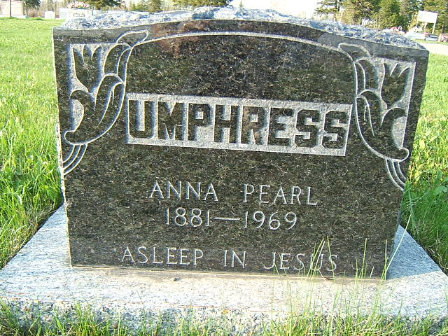 Headstone image of Umphress