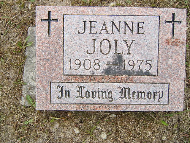 Headstone image of Joly