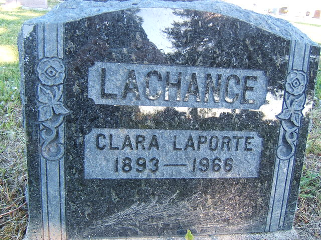 Headstone image of Lachance