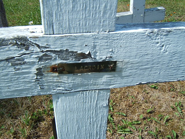 Headstone image of Lacroix