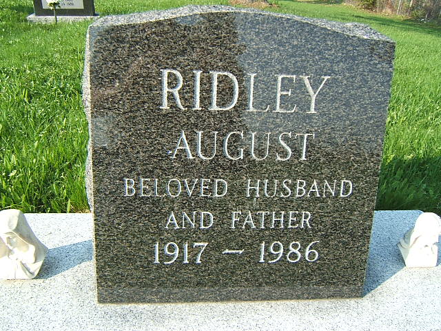 Headstone image of Ridley