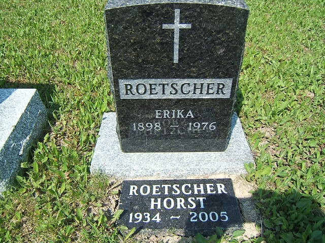Headstone image of Roetscher
