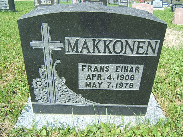 Headstone image of Makkonen