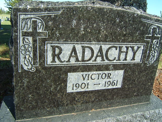 Headstone image of Radachy