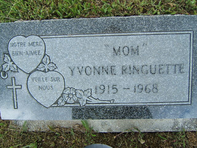 Headstone image of Ringuette