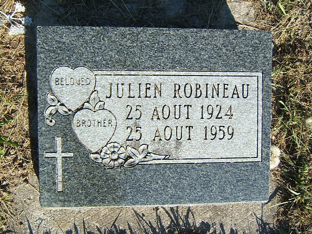 Headstone image of Robineau