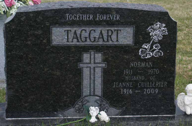 Headstone image of Taggart