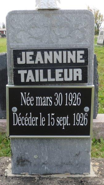 Headstone image of Tailleur