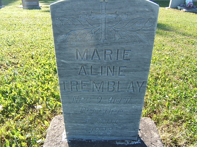 Headstone image of Tremblay