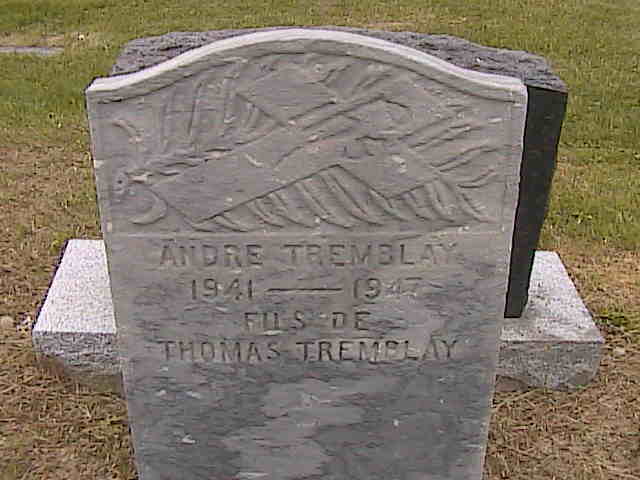 Headstone image of Tremblay