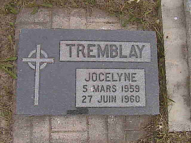 Headstone image of Tremblay