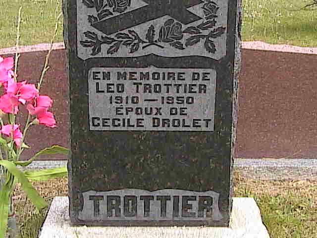 Headstone image of Trottier