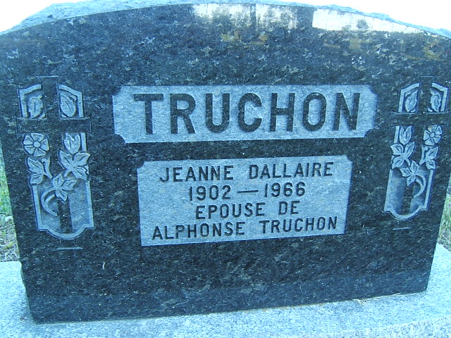 Headstone image of Truchon