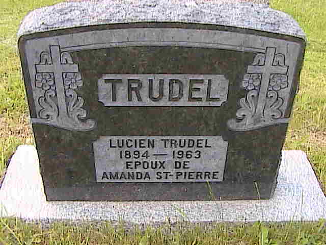 Headstone image of Trudel