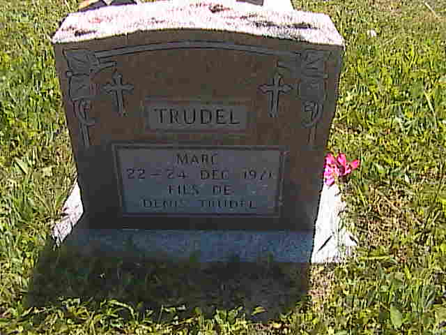 Headstone image of Trudel