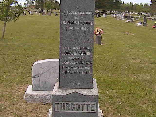 Headstone image of Turcotte