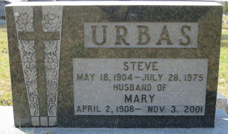 Headstone image of Urbas