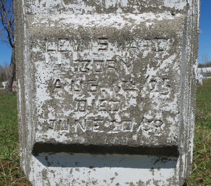 Headstone image of Ward