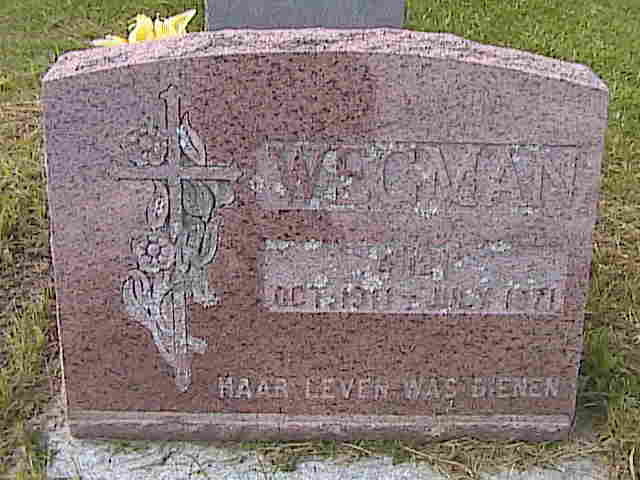 Headstone image of Wegman