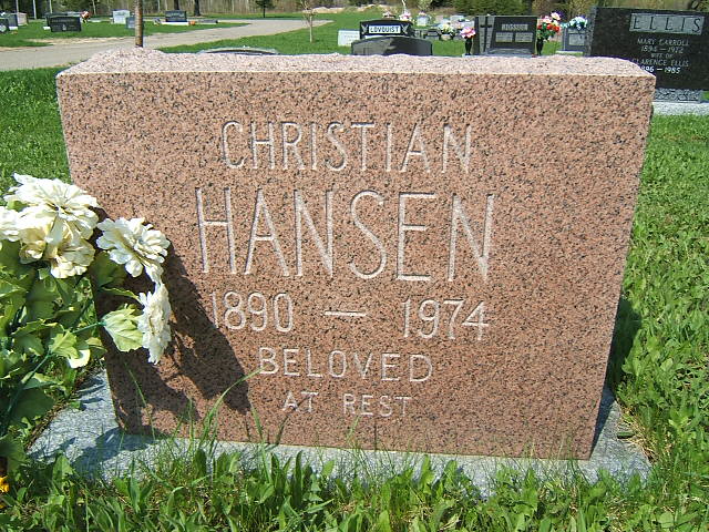 Headstone image of Hansen