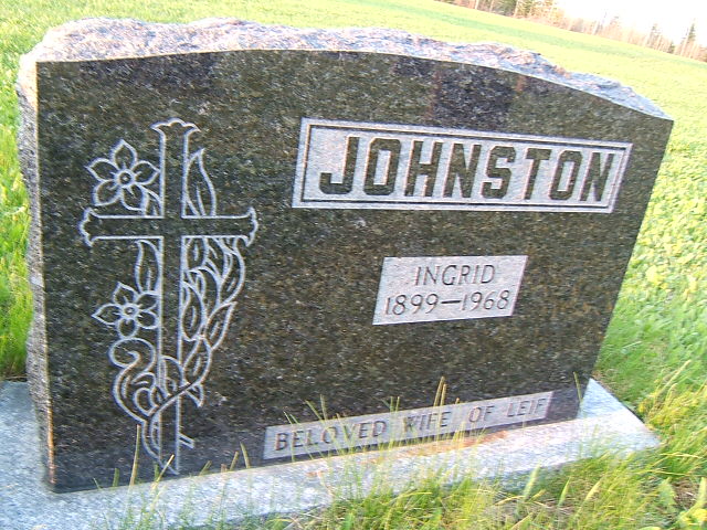 Headstone image of Johnston