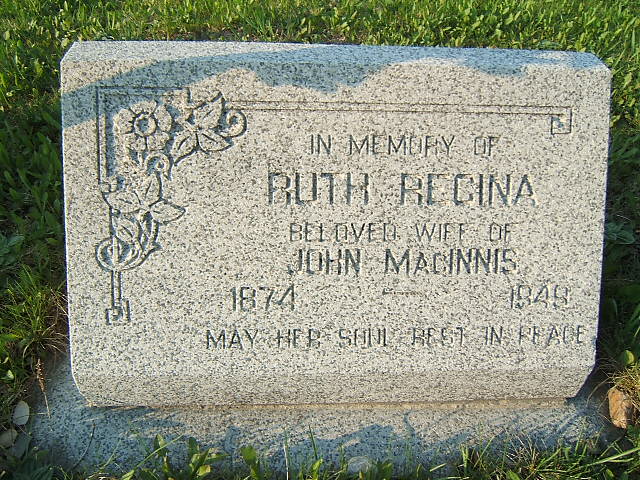 Headstone image of MacInnis