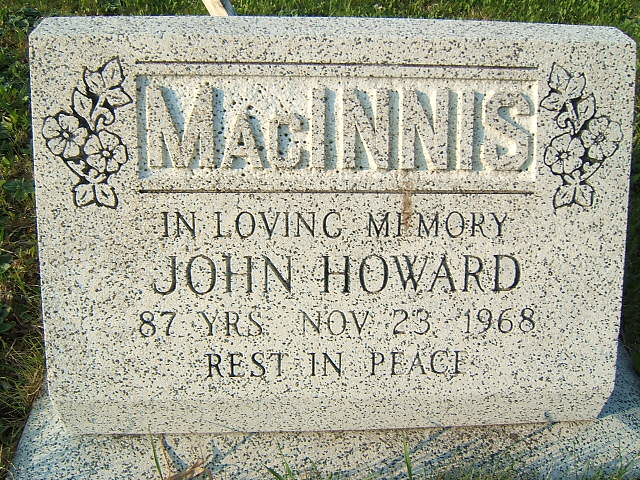Headstone image of MacInnis