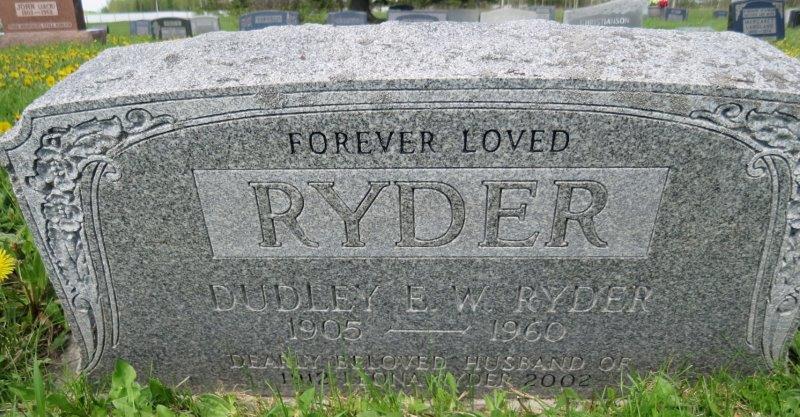 Headstone image of Ryder