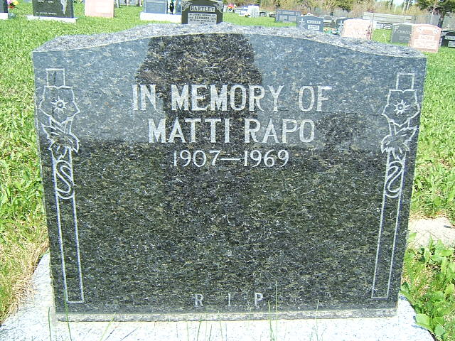 Headstone image of Rapo