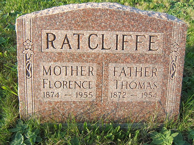 Headstone image of Ratcliffe