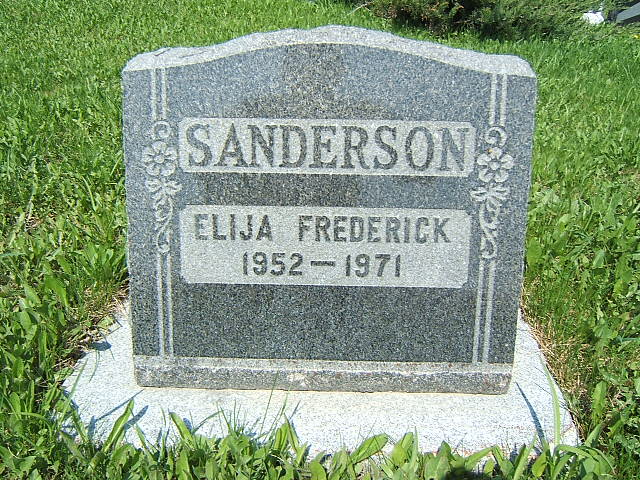 Headstone image of Sanderson