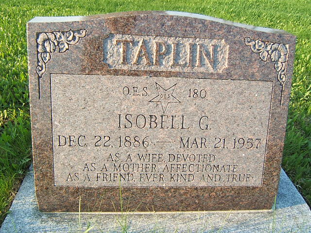 Headstone image of Taplin