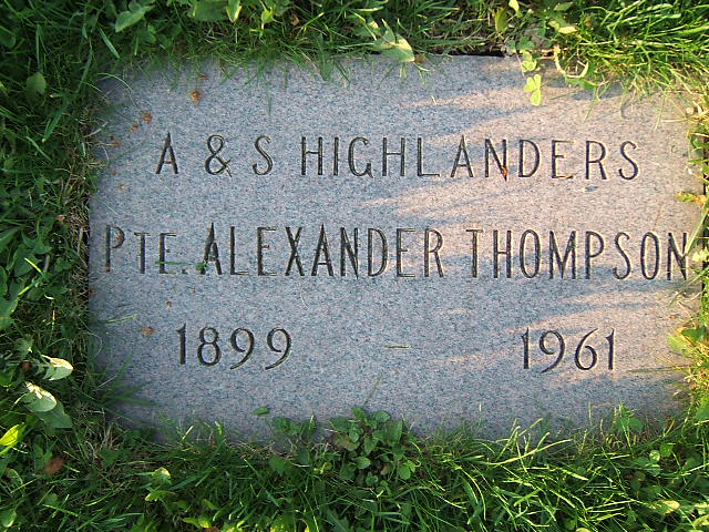 Headstone image of Thompson