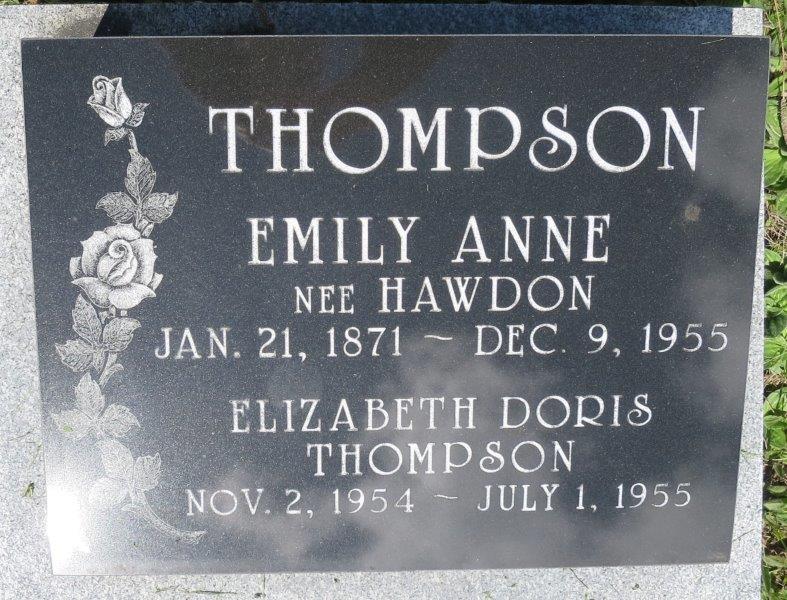 Headstone image of Thompson