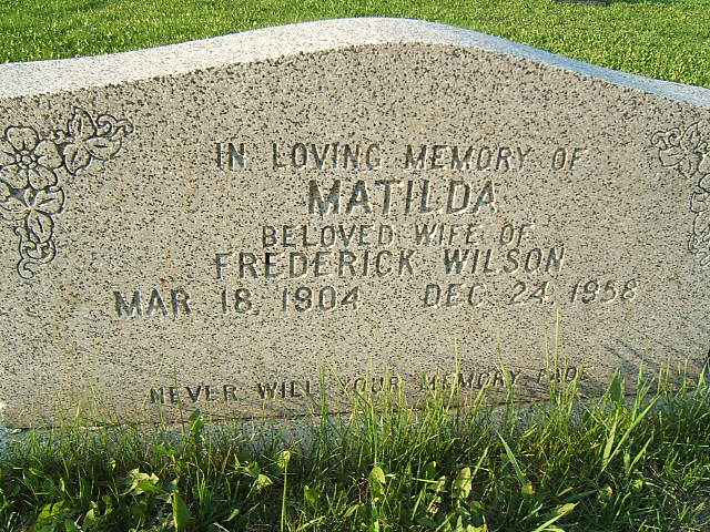 Headstone image of Wilson