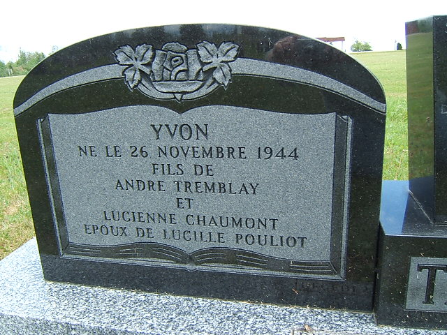 Headstone image of Tremblay