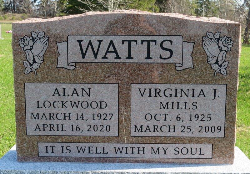 Headstone image of Watts