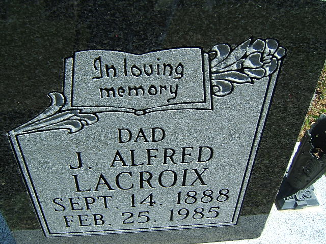Headstone image of Lacroix