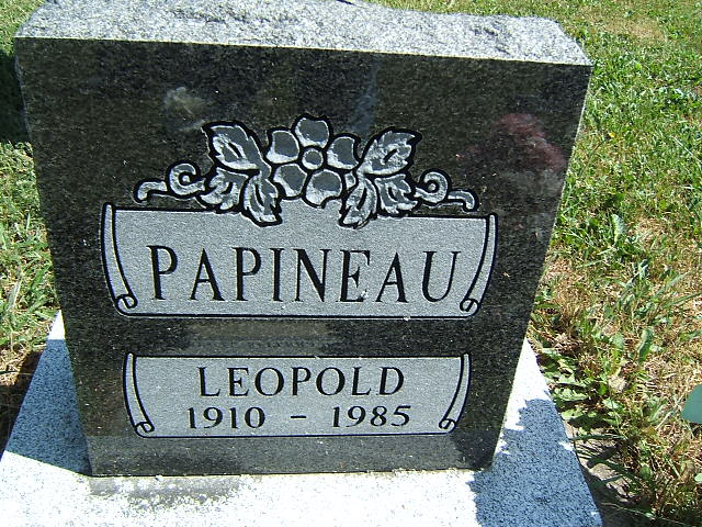Headstone image of Papineau