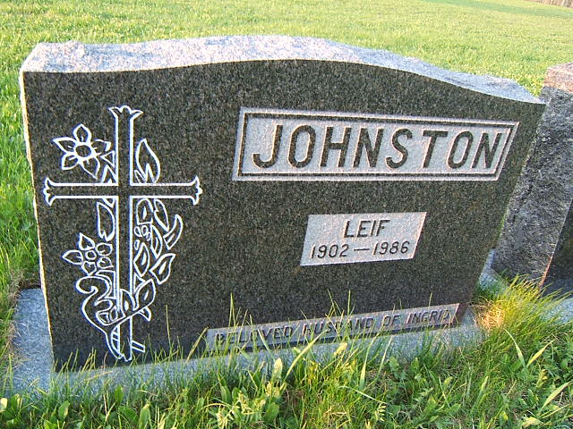 Headstone image of Johnston