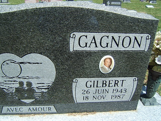 Headstone image of Gagnon
