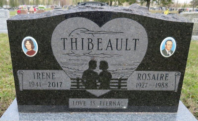 Headstone image of Thibeault