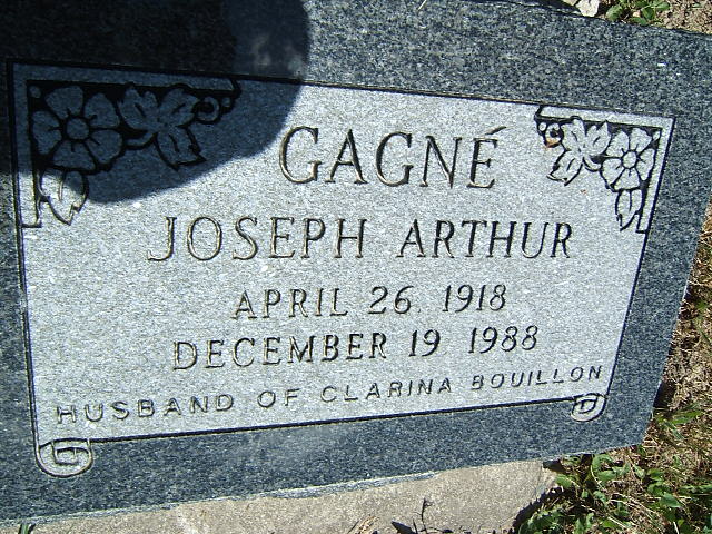 Headstone image of Gagné