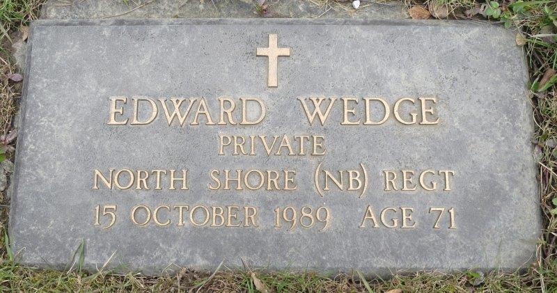 Headstone image of Wedge