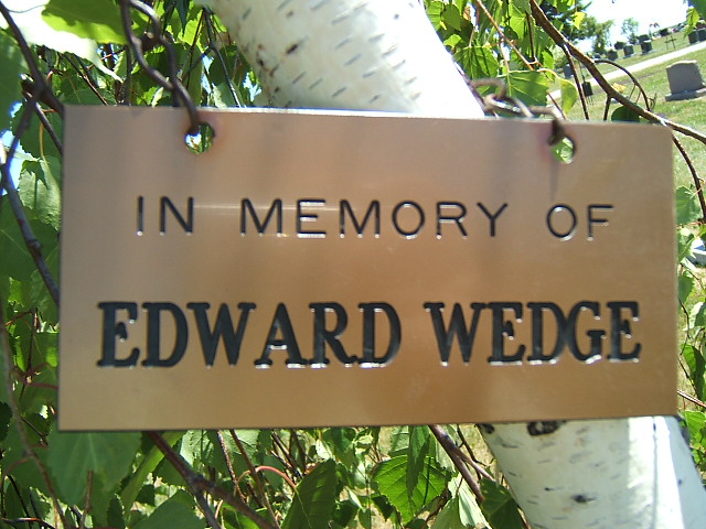 Headstone image of Wedge