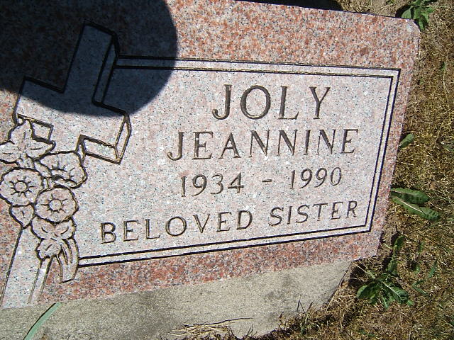 Headstone image of Joly