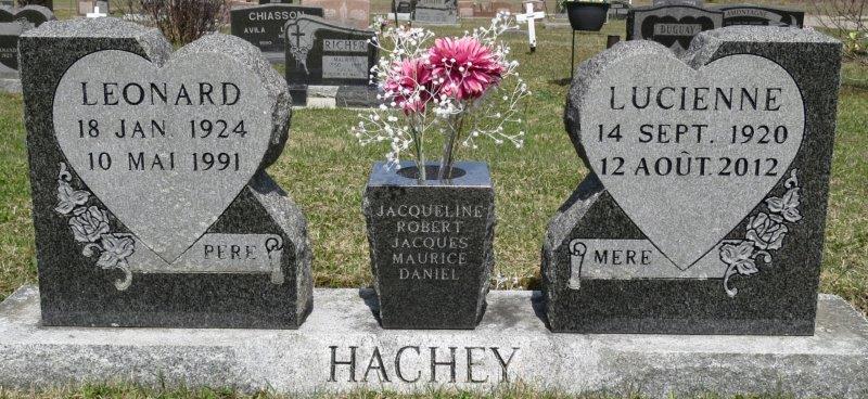 Headstone image of Hachey