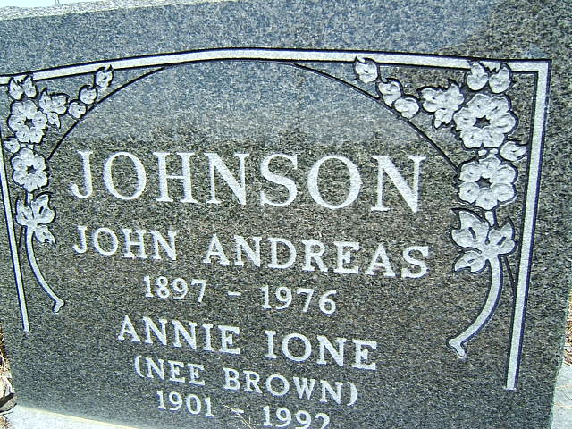 Headstone image of Johnson