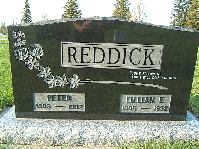 Headstone image of Reddick
